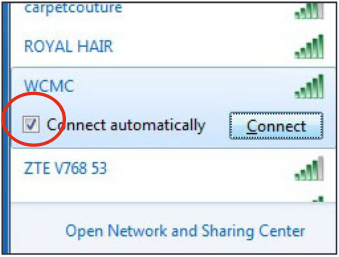 windows wifi connection