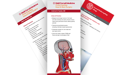 Rack card on heavy stock glossy