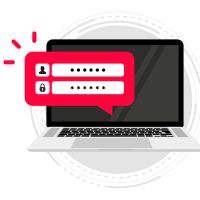 Login screen