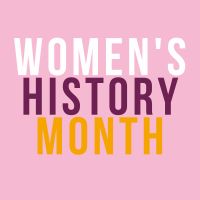 Women's History Month banner