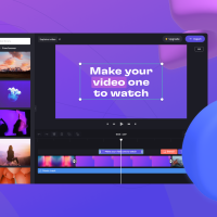 Screenshot of Clipchamp window