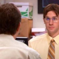 Identity theft scene from The Office
