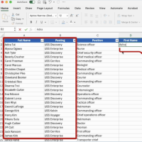 Flash Fill example in Excel