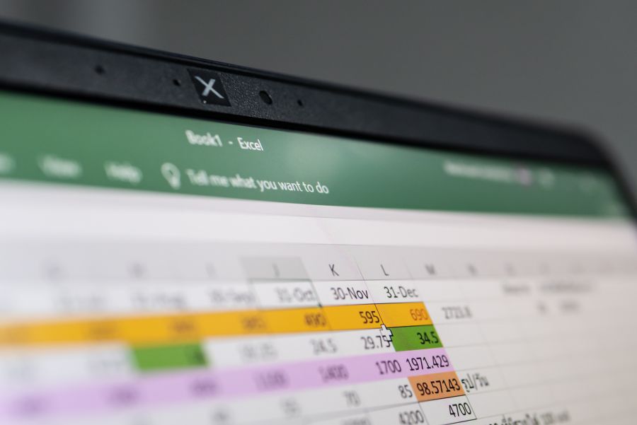 A computer screen displaying an Excel spreadsheet.
