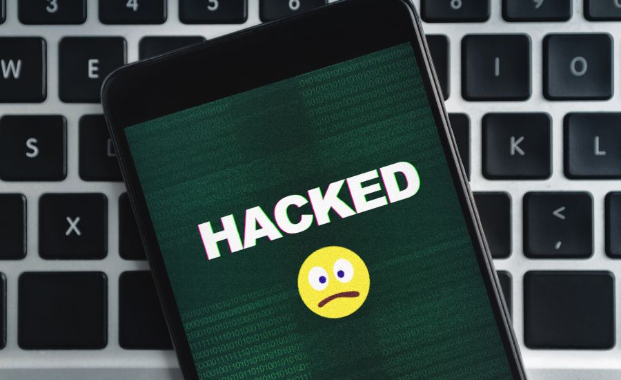 Phone that's been hacked