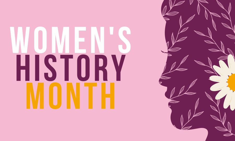 Women's History Month banner