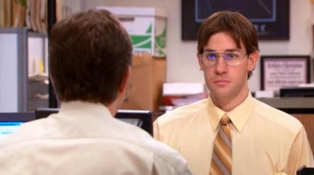 Identity theft scene from The Office