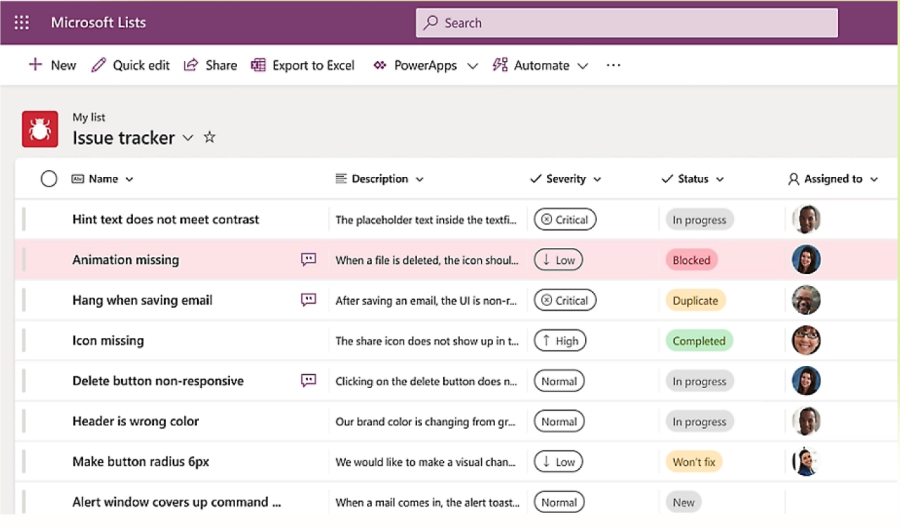 Microsoft Lists