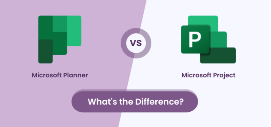 Microsoft Planner and Project logos