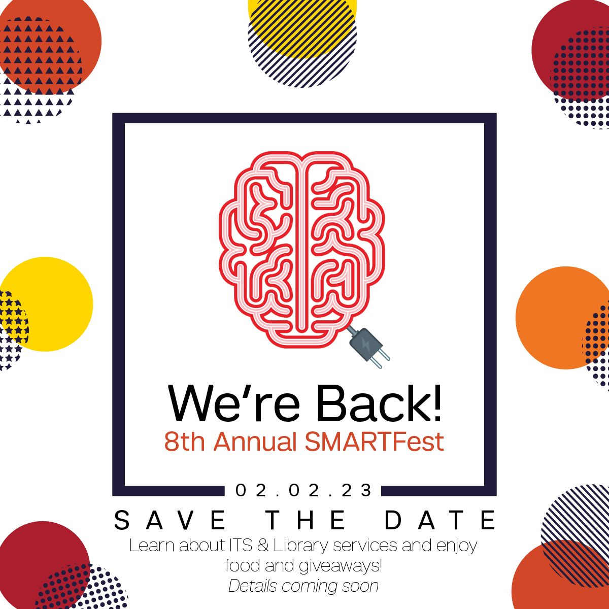 SMARTFest 2023 Save the Date banner for Feb. 2, 2023
