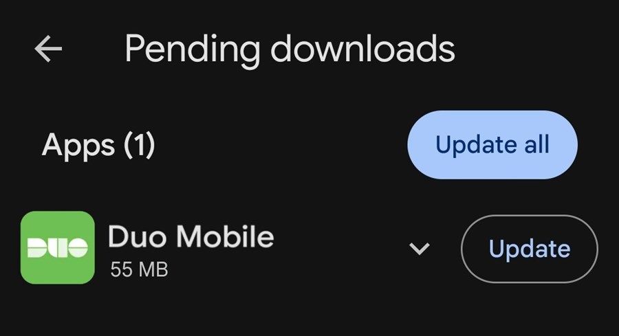 Download an app in Google Play
