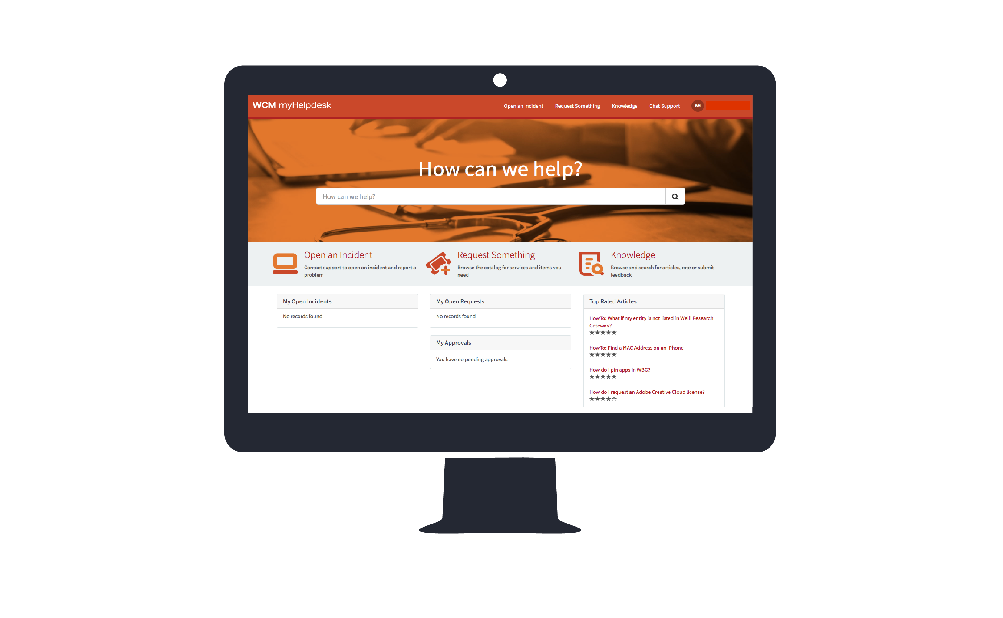 WCM myHelpdesk