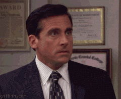 GIF of Michael Scott from The Office screaming "NO GOD! NO GOD PLEASE NO!