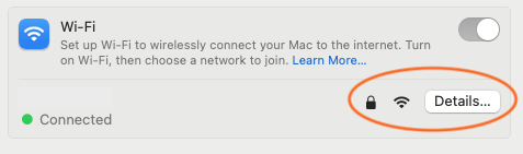 mac connection settings