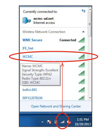windows wifi connection